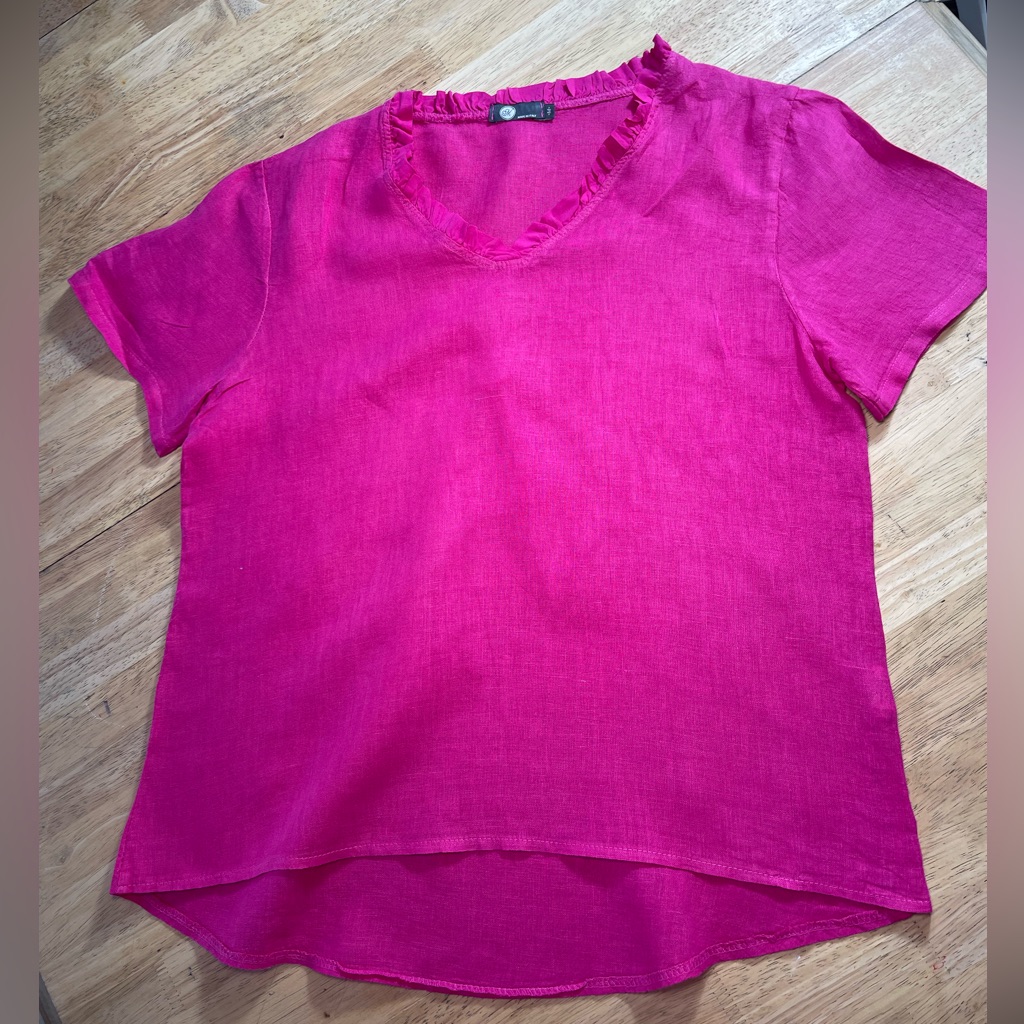 M Brand 100 Linen Blouse